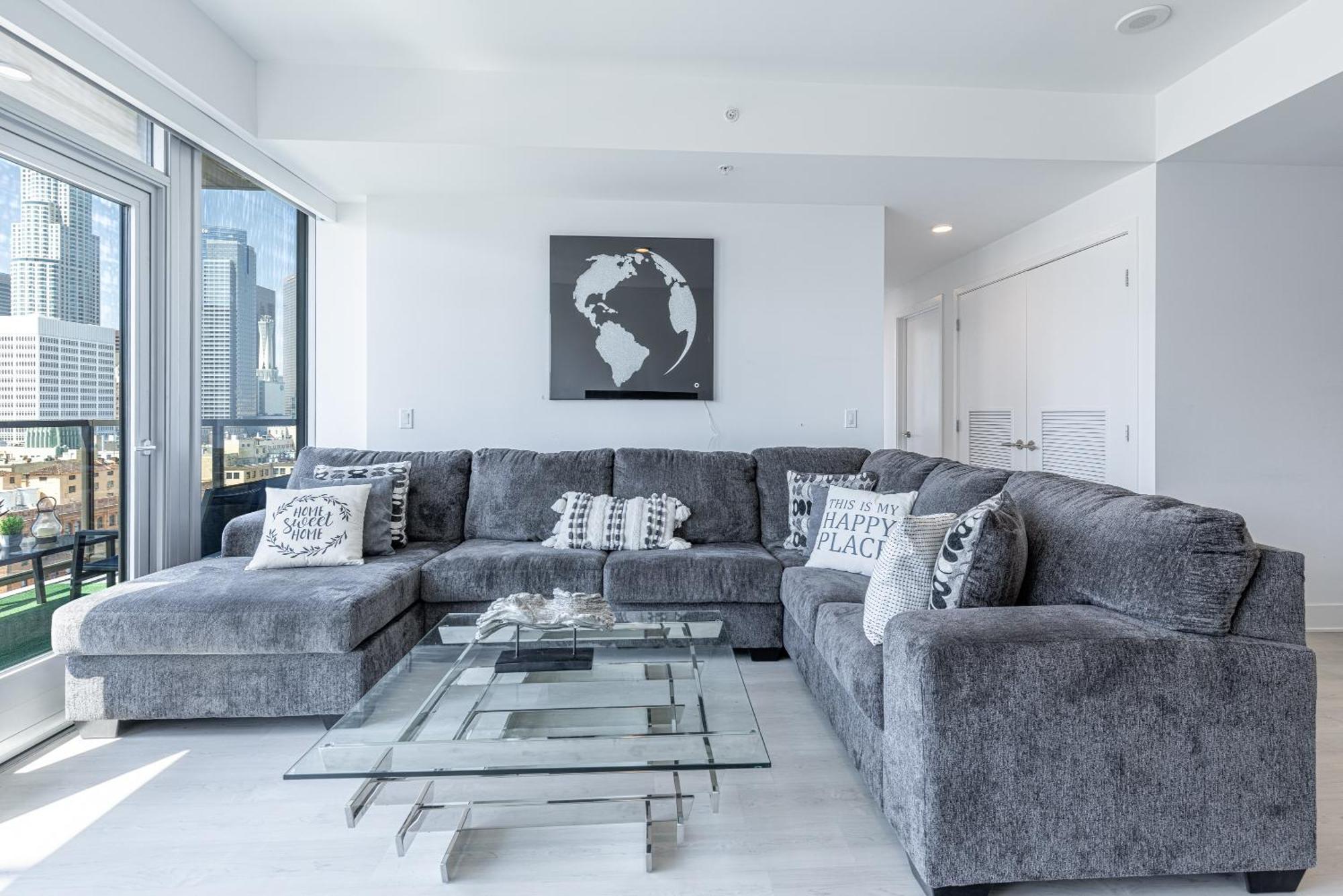 Top Floor 3 Bed 3 Bath Penthouse Living In Luxury Los Angeles Bagian luar foto